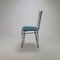 Mid-Century Blue Lacquered Wire Chair, 1950s 7