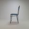 Mid-Century Blue Lacquered Wire Chair, 1950s 6