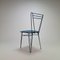 Mid-Century Blue Lacquered Wire Chair, 1950s 10