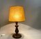 Portuguese Rustic Carved Wood Table Lamp 3