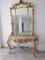 Italian Baroque Console with Mirror & Marble Top, 1900s 10