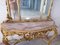 Italian Baroque Console with Mirror & Marble Top, 1900s 3