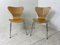 Vintage 3107 Dining Chairs by Arne Jacobsen for Fritz Hansen, Set of 2 9