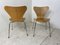 Vintage 3107 Dining Chairs by Arne Jacobsen for Fritz Hansen, Set of 2, Image 4