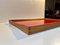 Turning Tray in Teak and Red & Black Formica by Finn Juhl, 1990s 7
