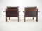 Mid-Century Leather Armchairs, 1960s, Set of 2 11