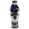 Faience Vase Hand-Painted with Floral Motifs from Alumina 1