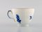 Blue Flower Curved Coffee Cups with Saucers With Gold Edge from Royal Copenhagen, Set of 4, Image 4