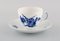 Blue Flower Braided Coffee Cups with Saucers from Royal Copenhagen, 1950s, Set of 6 2