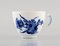 Blaue Blumen Kaffeetassen mit Untertassen von Royal Copenhagen, 1950er, 6er Set 3