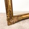 Antiker rechteckiger französischer Spiegel mit vergoldetem Rahmen 4