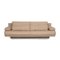 Model 6500 Beige Leather Sofa from Rolf Benz 1