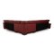 Red Leather Corner Sofa from Ewald Schillig 11