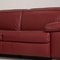 Rotes Ecksofa aus Leder von Ewald Schillig 8