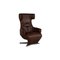 Laola Brown Leather Lounge Chair from Leolux 1