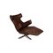 Laola Brown Leather Lounge Chair from Leolux 3