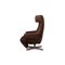 Laola Brown Leather Lounge Chair from Leolux 10