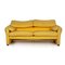 Maralunga 2-Sitzer Sofa in Gelb von Cassina 1