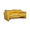 Maralunga Yellow Fabric 2-Seater Sofa from Cassina 9