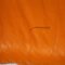 Slow Rider Orange Leather Sofa from Bretz 4