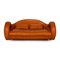 Slow Rider Orange Leather Sofa from Bretz 1