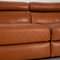 Siena Brown Leather 2-Seater Sofa from Natuzzi 4