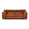 Siena Brown Leather 2-Seater Sofa from Natuzzi 1