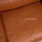 Siena Brown Leather 2-Seater Sofa from Natuzzi 5