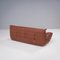 Brown Leather Modular Togo Sofa by Michel Ducaroy for Ligne Roset, Set of 4, Image 11