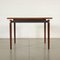 T97 Teak Veneer, Beech & Metal Table by Eugenio Gerli for Tecno, 1960s, Image 12