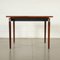 T97 Teak Veneer, Beech & Metal Table by Eugenio Gerli for Tecno, 1960s, Image 13