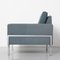Blue Armchair in Knoll Parallel Bar Style 3