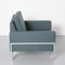 Blue Armchair in Knoll Parallel Bar Style 5