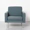 Blue Armchair in Knoll Parallel Bar Style 2