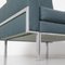 Blue Armchair in Knoll Parallel Bar Style 9