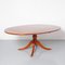 Oval Rectangle Mahogany Table from Heldense, Image 1