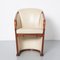 Italian Chair in Cream Leather 2