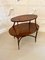 Antique Victorian Mahogany Inlaid Two-Tier Etagere, Image 4