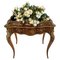 Antiker Louis XV Tulpenholz & Kingwood Jardiniere Tisch mit Intarsien 1
