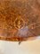 Antique Victorian Oval Inlaid Burr Walnut Worktable, Image 16