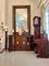 Antique Victorian Burr Walnut Credenza with Large Wedgwood Cameo Plaques, Image 3