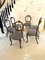 Antique Victorian Walnut Dining Chairs, Set of 6 3