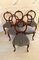 Antique Victorian Walnut Dining Chairs, Set of 6 2