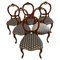 Antique Victorian Walnut Dining Chairs, Set of 6, Image 1