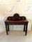 Antique Victorian Carved Oak Side Table, Image 4