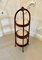 Antique Edwardian Inlaid Mahogany Cake Stand, Image 4