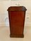 Antique Victorian Burr Walnut Bedside Cabinet or Nightstand 14