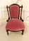 19th Century Victorian Carved Walnut Lady's Chair 3