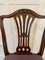Antike viktorianische Esszimmerstühle aus geschnitztem Mahagoni, 6er Set 8
