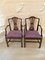 Antique Victorian Carved Mahogany Desk Chairs, Set of 2, Image 6